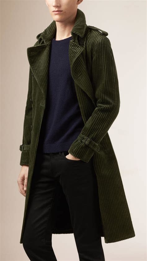 burberry olive green coat with wool lining men|Men’s Coats .